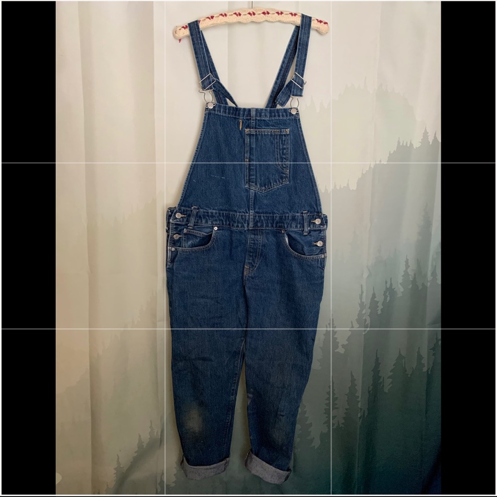 Levi’s blue jean overalls